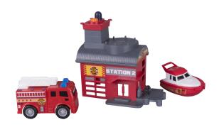 Ігровий набір Road Rippers Mini City Playsets Пожежна станція (20552)