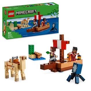 Конструктор LEGO Minecraft Путешествие на пиратском корабле 166 деталей (21259)