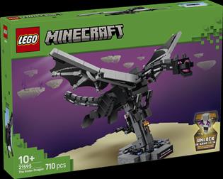 Конструктор LEGO® Minecraft® Дракон Края Декор по видеоигре, 710 деталей (21595)