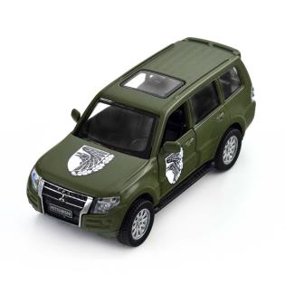 Автомодель TechnoDrive Шеврони героїв Mitsubishi Pajero 4WD Tubro 93 ОМБр 1:42 (250283M)