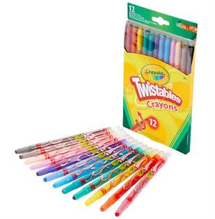 Набір воскових крейд Crayola Crayons Твіст з поворотним механізмом 12 кольорів (256319.024)