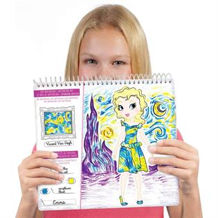 Набор для творчества Crayola Creations Арт-студия с наклейками и трафаретами 40 стр. (26200)