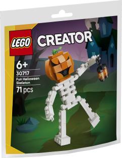 Конструктор LEGO® Веселий геловінський скелет, 71 деталь (30717)