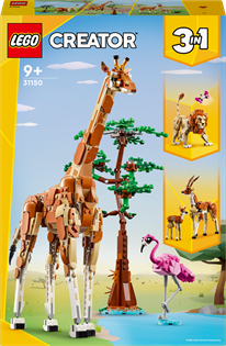 Конструктор LEGO Creator Дикие животные сафари 780 деталей (31150)