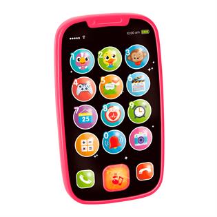 Интерактивная игрушка Hola Toys Мой первый смартфон розовый (3127-pink)
