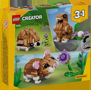 Конструктор LEGO Creator Волшебный хомяк с цветком 166 Деталей (31376)
