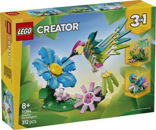 Конструктор LEGO Creator Дикие животные: красочный колибри 312 Деталей  ( 31384 )