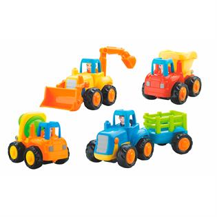 Набор игрушечных машинок Hola Toys Фермерская техника, 4 шт. (326)