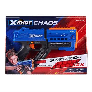 Скорострельный бластер X-Shot Excel New Chaos Meteor 12 шариков (36282R)