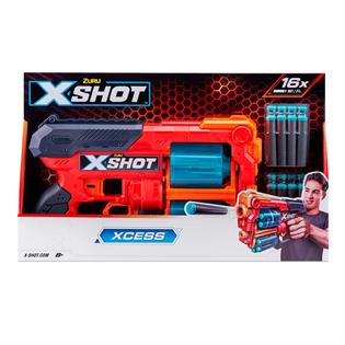 Скорострельный бластер X-Shot Red Excel Xcess TK-12 с 16 патронами (36436R)