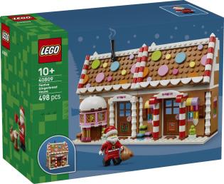 Конструктор LEGO® Святковий пряниковий будиночок Різдвяна іграшка для дітей (40809)