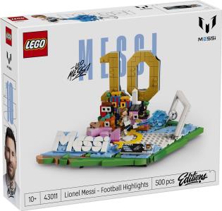 Конструктор LEGO® Editions Ліонель Мессі — найкращі моменти футбольних матчів, 500 деталей (43011)