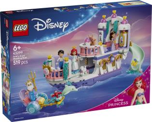 Конструктор LEGO® Disney Принцеса Королівський весільний човен Аріель, 519 деталей (43299)