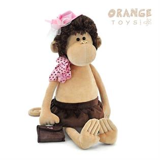 Мягкая игрушка Orange Обезьяна в шляпе с сумочкой 75 см (5012/45SK)