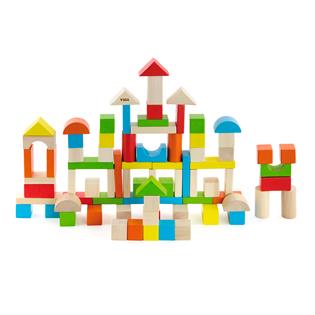 Деревянные кубики Viga Toys Цветные блоки, 80 шт., 2,5 см (50333)
