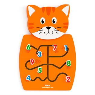 Бизиборд Viga Toys Котик с цифрами (50676FSC)