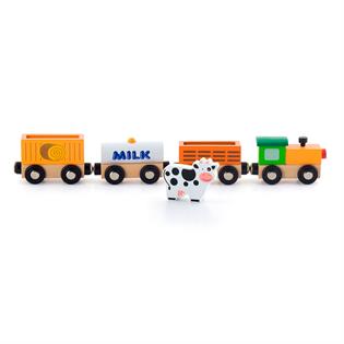 Набор для железной дороги Viga Toys Поезд-ферма (50821)
