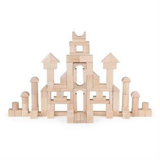 Деревянный кубики Viga Toys неокрашенные, 100 шт., 3 см (51623)