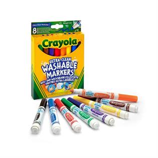 Набір фломастерів Crayola Markers широка лінія 8 кольорів (58-8328G)