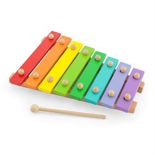 Музыкальная игрушка Viga Toys Деревянный ксилофон, 8 тонов (58771)