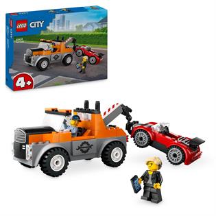 Конструктор LEGO City Эвакуатор и ремонт спортивных авто 101 деталь (60435)