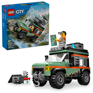 Конструктор LEGO City Позашляхова гірська вантажівка 4x4, 221 деталь (60447)