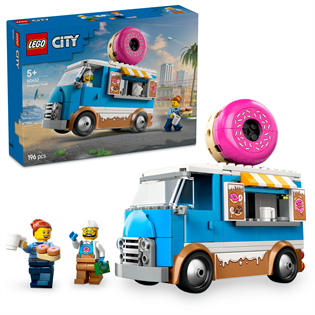 Конструктор LEGO City Вантажівка з пончиками 196 деталей (60452)