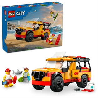 Конструктор LEGO City Пляжна рятувальна вантажівка 214 деталей (60453)