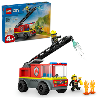 Конструктор LEGO City Пожежна машина з драбиною 82 деталі (60463)