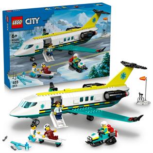Конструктор LEGO City Літак швидкої медичної допомоги 403 деталі (60465)