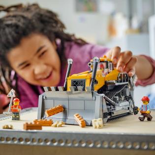 Конструктор LEGO City Жовтий бульдозер 682 деталі (60466)