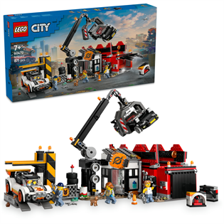 Конструктор LEGO City Звалище з автомобілями 871 деталь (60472)