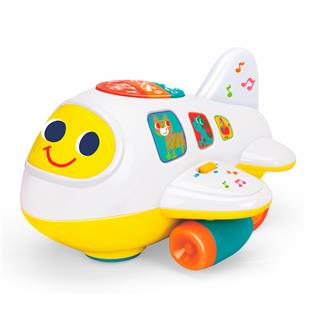 Музыкальная развивающая игрушка Hola Toys Самолетик (6103)