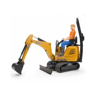 Модель Bruder Мини-экскаватор CAT и фигуркой 1:16 (62002)