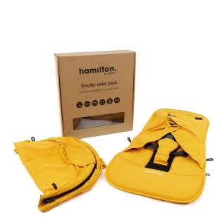 Набор текстиля для коляски Hamilton by Yoop X1 Plus темно-желтый (65061)