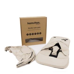 Набор текстиля для коляски Hamilton by Yoop X1 Plus кремовый (65078)