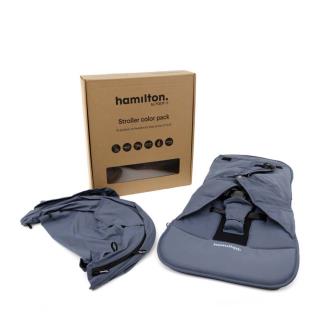 Набор текстиля для коляски Hamilton by Yoop X1 Plus синий (65085)