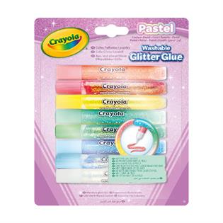 Клей з блискітками Crayola Pastel пастельний 8 кольорів (69-3524)