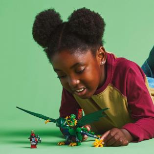 Конструктор LEGO NINJAGO Зелений лісовий дракон Ллойда 128 деталей (71829)