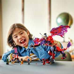Конструктор LEGO NINJAGO Громовержець Дракон Хаосу 668 деталей (71832)
