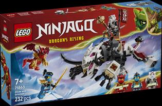 Конструктор LEGO® NINJAGO® Зильвар и дракон Гримтак, 232 детали (71863)