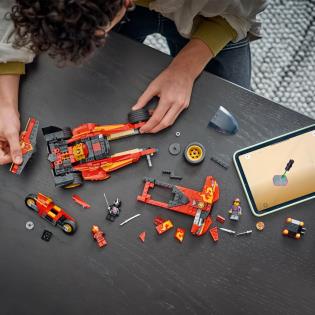 Конструктор LEGO® NINJAGO® Переслідувач ніндзя X-1 — 15-та річниця, 691 деталь (71867)