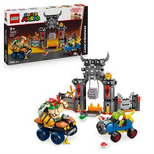 Конструктор LEGO Super Mario Mario Kart Bowser и его замок 1068 деталей (72039)