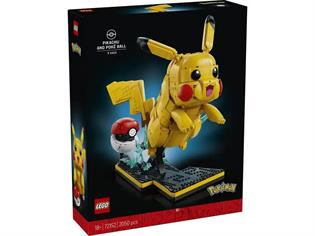 Конструктор LEGO® Pokemon™ Пікачу й покебол, 2050 деталей (72152)