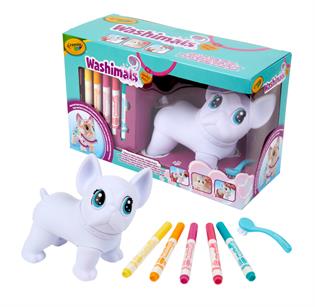 Набір для творчості Crayola Washimals Пес-велетень з фломастерами 5 шт. (74-0227)