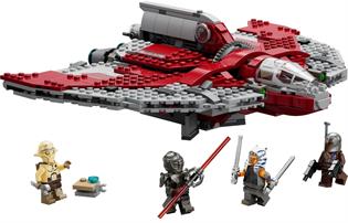 Конструктор LEGO Star Wars Шатл джедаїв T-6 Асоки Тано 601 деталь (75362)