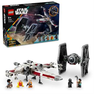 Конструктор LEGO Star Wars Сборный пакет Истребитель TIE и Корабль X-wing 1063 детали (75393)