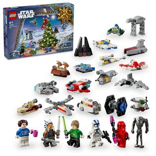 Рождественский адвент-календарь 2024 LEGO Star Wars 368 деталей (75395)