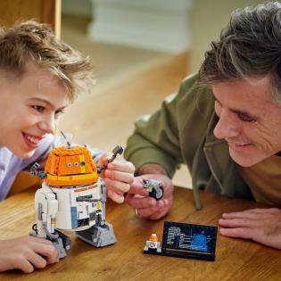 Конструктор LEGO Star Wars Чоппер C1-10P Дроїд-астромеханік 1039 деталей (75416)