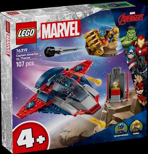 Конструктор LEGO Super Heroes Капітан Америка проти Таноса 107 деталей (76319)